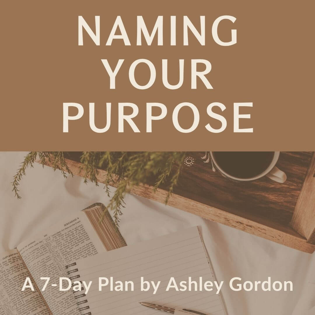 YouVersion Devotional cover for Naming Your Purpose